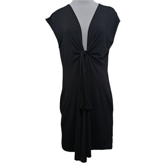 Miraclesuit Cover Up Swim Cap Sleeve Gothic Summer Dress Size Missing Med Black - Picture 1 of 13